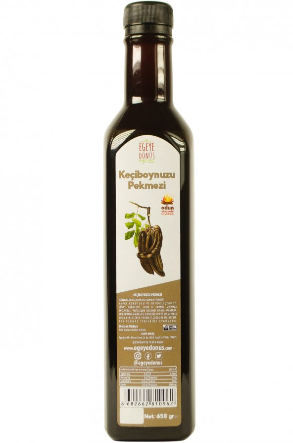 Keçiboynuzu (Harnup) Pekmezi - Odun Ateşinde Kaynatılmış - 650 Gr.