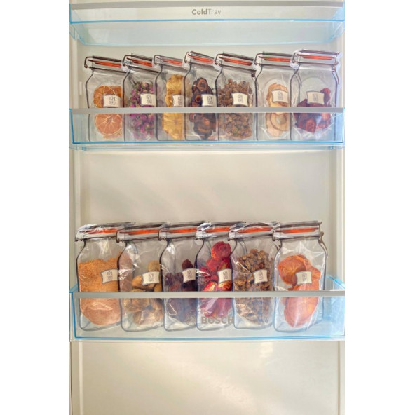 Papatya Çiçeği (Bitki Çayı) - 25 Gr. - Kavanoz Görünümlü Kilitli Poşet - Kilitli Saklama Poşeti - 8