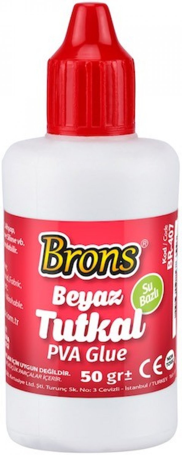 BRONS TUTKAL 50GR PLASTIK BR-407 - (24 Adet)