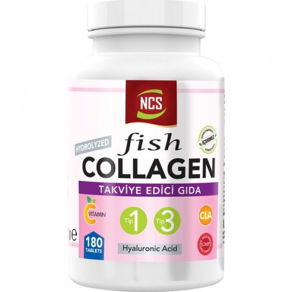 Ncs Type 1-3 Balık Collagen Cla Biotin 180 Tablet