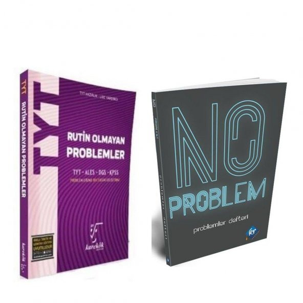 Kr Akademi No Problem ve Karekök TYT Rutin Olmayan Problemler Soru Bankası 2 Kitap Set