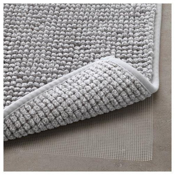Banyo Paspası Mikrofiber Açık Gri MeridyenDukkan 50x80 Cm Mikrofiber Yumuşak Paspas - 4