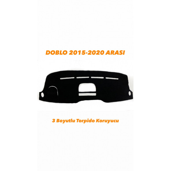 DOBLO 2015-2020 ARASI 3 BOYUTLU HALI TORPİDO KORUYUCU ürün görseli 1
