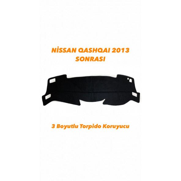 NİSSAN QASHQAI 2013 SONRASI 3 BOYUTLU HALI TORPİDO KORUYUCU ürün görseli 1