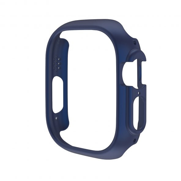 KNY Apple Watch Ultra 49 MM İçin Sert Kasa Koruyucu Kapak Gard 18 Lacivert