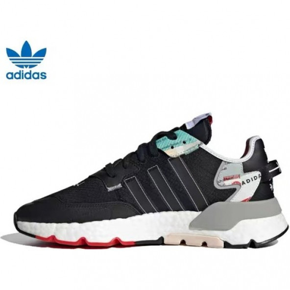 Adidas Nite Jogger Siyah Beyaz Ayakkabı (554362110) - 2