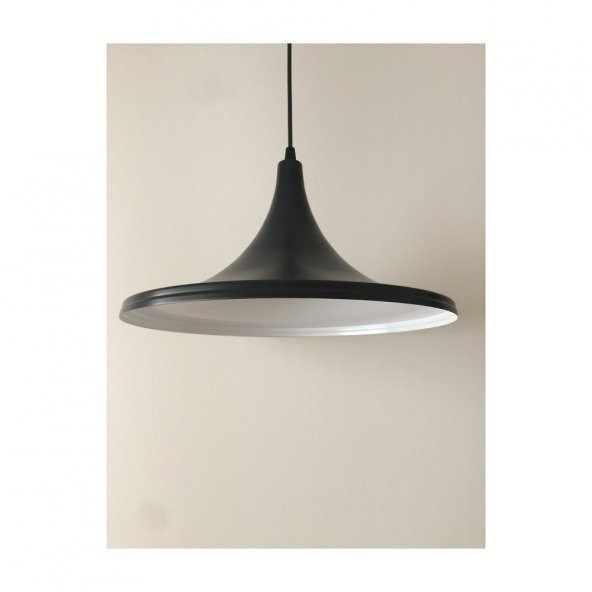 MYLİGHTS MUTFAK AVİZE METAL SARKIT AVİZE SİYAH İÇİ BEYA MODERN AVİZE - 2