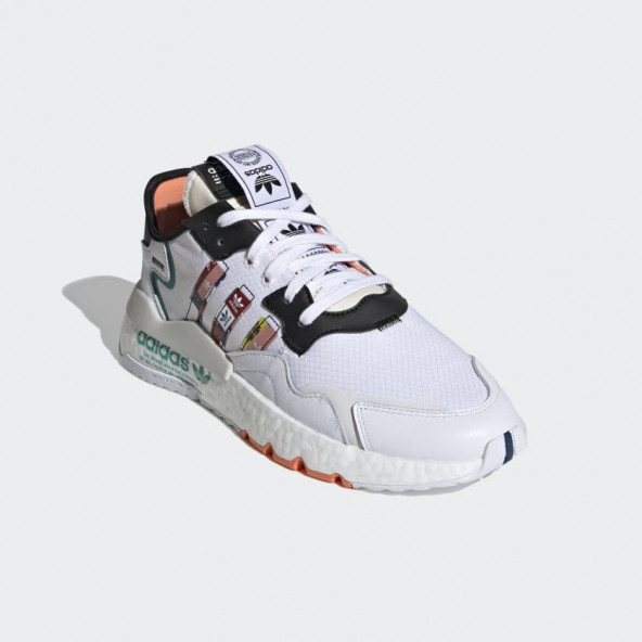 Adidas Nite Jogger Beyaz Ayakkabı (554350437) - 3