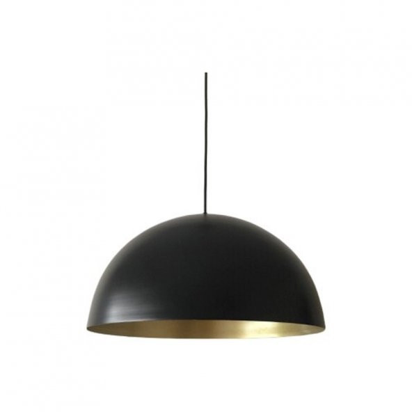 MYLİGHTS SİYAH İÇİ ALTN METAL SARKIT AVİZE 40 CM RUSTİK AVİZE - 2