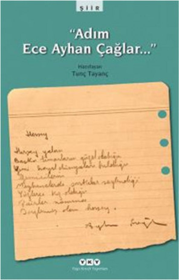 Adım Ece Ayhan Çağlar