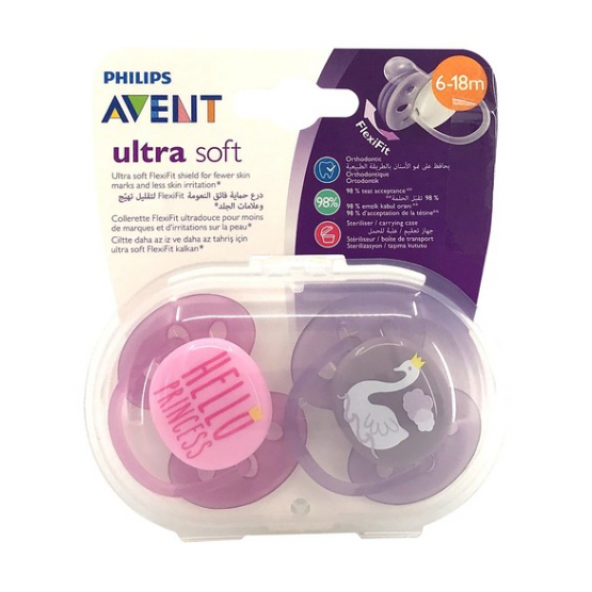 Avent 22302 Ultra Soft Emzik Kız 6-18 Ay