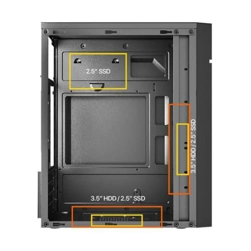 Frisby FC-2715B Mini Tower Kasa ( 300W) - Resim 4