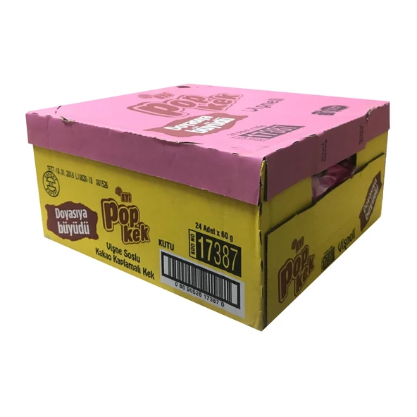 Eti Popkek Vişneli Kek 60g 24 adet