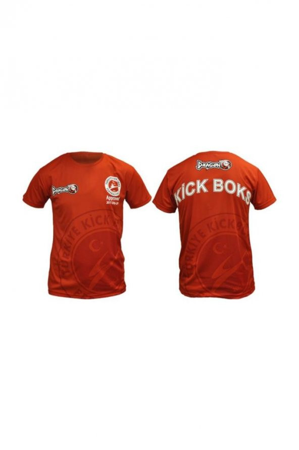 Kf2018 Kick Boks Tişörtü Kırmızı