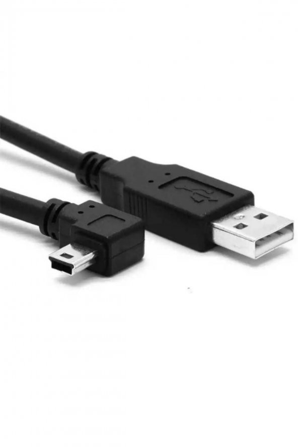 Mini 5p Veri Kablo Usb Mp4 T Şeklinde Arayüzü V3 Şarj Kablosu 15cm