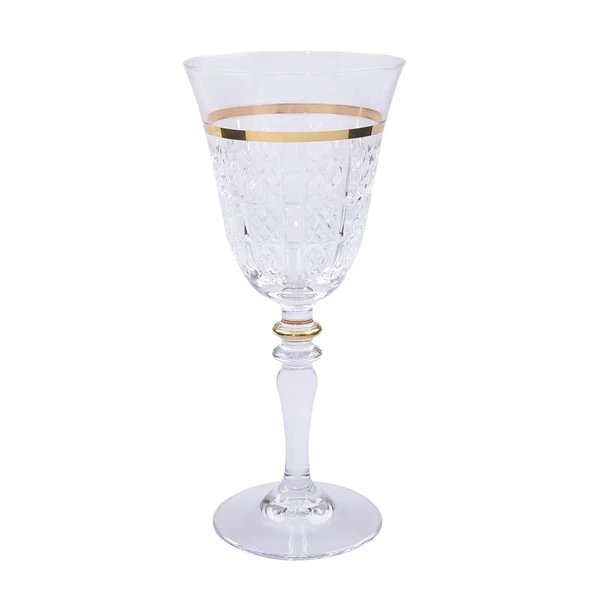 Canba Paris Butik 6lı Ayaklı Kadeh Altın ürün görseli 1