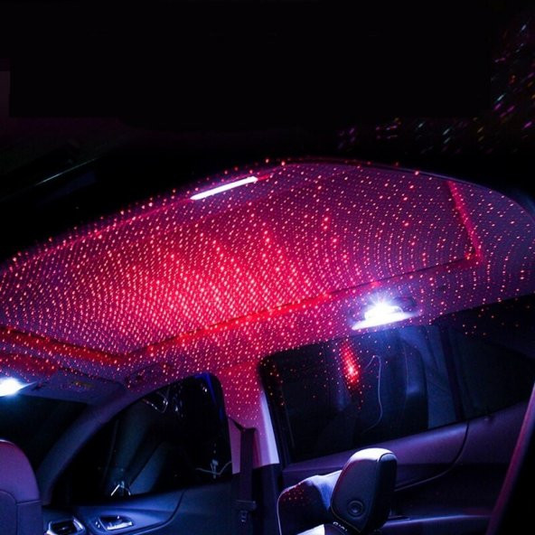 Araç Içi Usb Ayak Altı Tavan Led Aydınlatma Star Light Yıldızlı Gökyüzü - 4