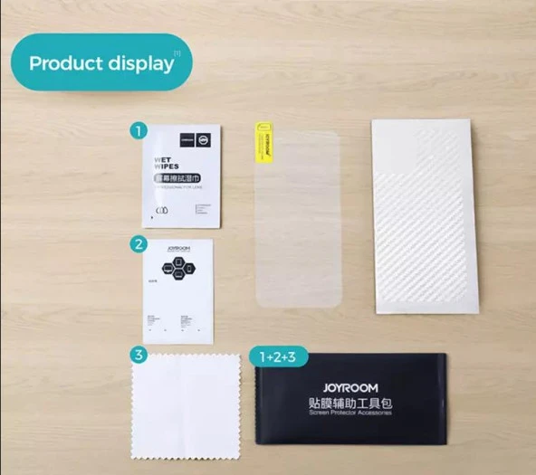 Joyroom İphone 14 Pro Max HD Temperli Cam Ekran Koruyucu - Resim 2