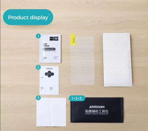 Joyroom İphone 14 Plus HD Temperli Cam Ekran Koruyucu - Resim 2