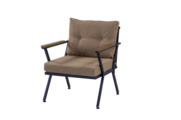 Pimango Pilocca Demonte Metal Bahçe Mobilyası Tekli Sarı 60x60 - 2