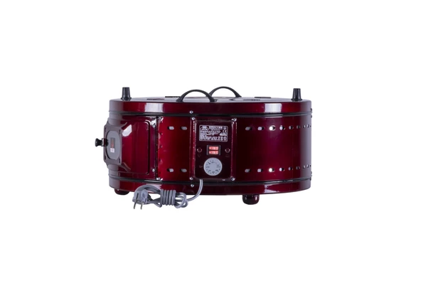 Pimango Alaturka Elektrikli Tek Tepsili Üstten Camlı Termostatlı Yuvarlak Fırın,davul Fırın A-101 - 2