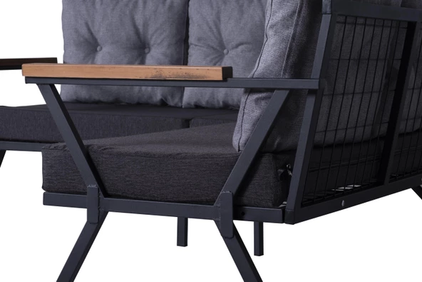 Pimango Pilocca Demonte Metal Mutfak Takımı Köşe Takımı 180x180 - 3