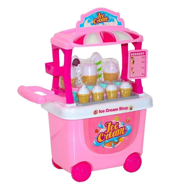 Özka Toys Jr.K Kutulu Dondurma Arabası Oyun Seti