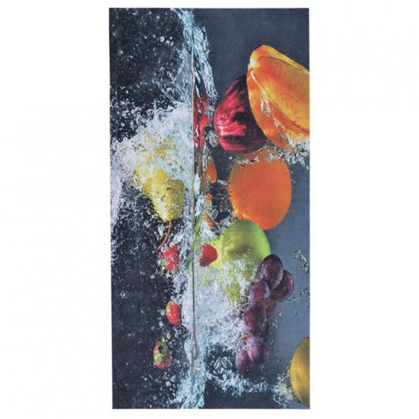 Meyve Dijital Baskılı Mutfak Paspası - Kaymaz Taban - 50x100 CM - 2