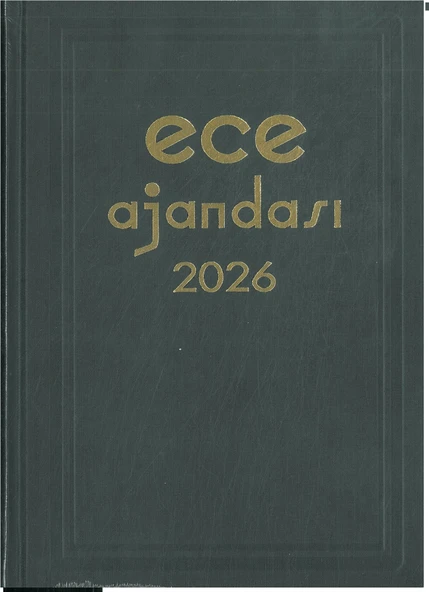 Ece 2026 Ticari Ajanda Anadolu Günlük Çizgili 17x25
