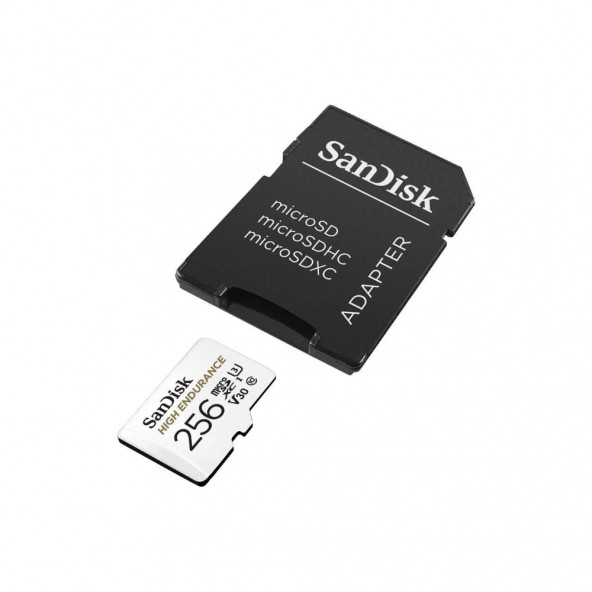 SanDisk High Endurance 256GB 100/40MB/s microSDXC C10 V30 Adaptörlü Hafıza Kartı SDSQQNR-256G-GN6IA - 4