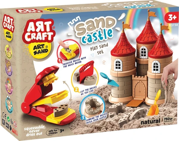 Art Craft Peri Masalı Oyun Kum Set 750 gr 7388 - 2