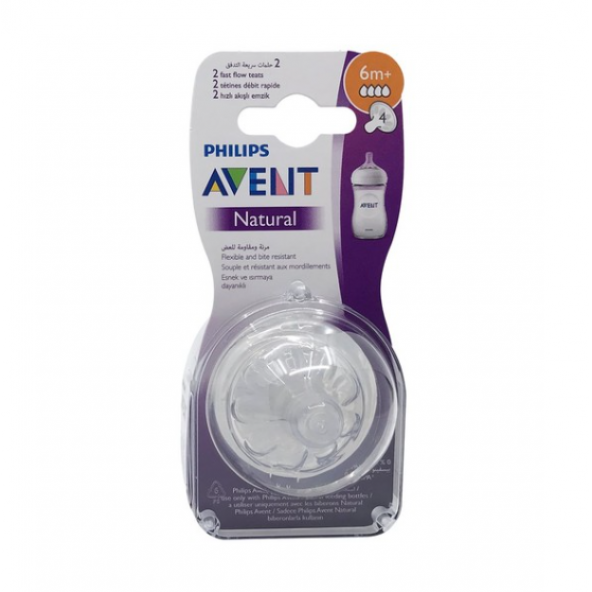 Avent Natural Biberon Emziği 6 Ay+ 2li