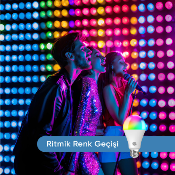 Akıllı Bluetooth Ampul 16 Milyon Renk - 5