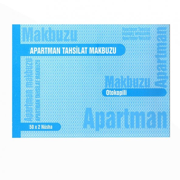 Apartman Tahsilat Makbuzu Otokopili 2/50 1 Adet Apartman Aidat Makbuzu 14x19 cm - 3