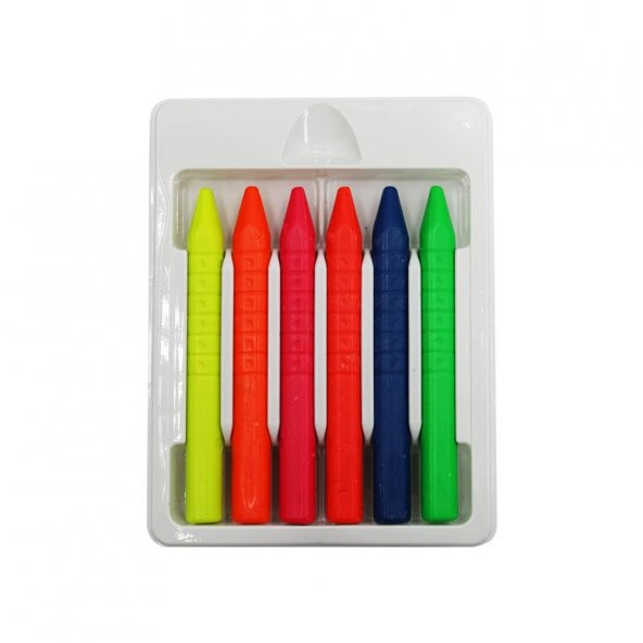 Fatih Neo Jumbo Wax Crayon 6 Renk Mum Boya - 2