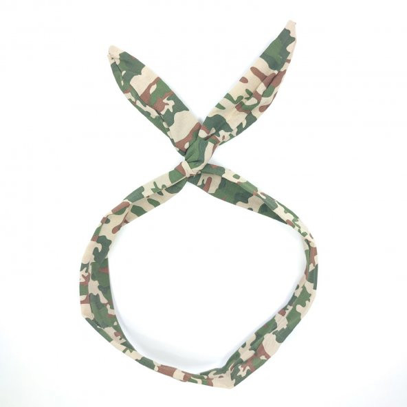 MORDİNO Çöl Kamuflaj Telli Saç Bandı