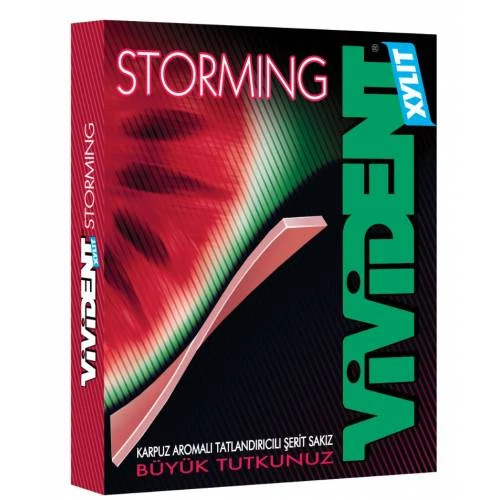 Vivident Storming Karpuz Aromalı Sakız 33 gr 18 Adet - 2