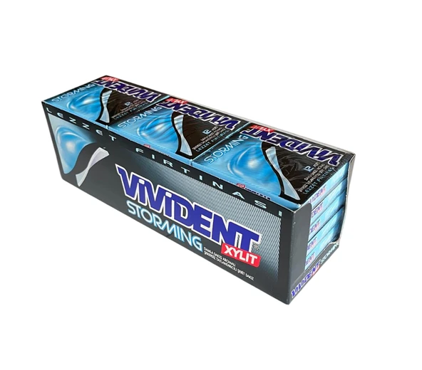 Vivident Storming Damla Sakızı Aromalı Sakız 33 gr 18 adet ürün görseli
