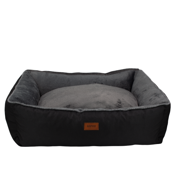 Lepus Winter Bed Kedi Ve Köpek Yatağı Siyah M-(52x67x21)cm - 2