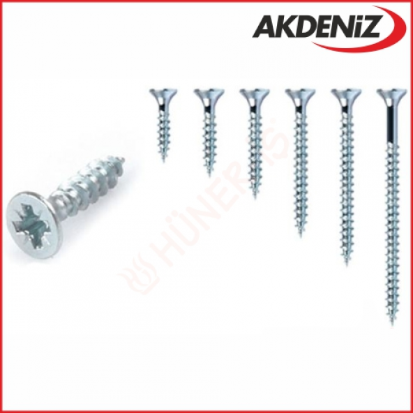 Akdeniz Sunta Vidası 6X150 Sunta Vıdası 50 Adet