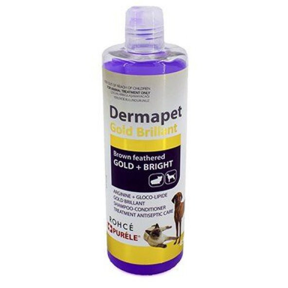 Purele Dermapet Sarı Kahverengi Irk Dermatolojik Köpek Şampuanı