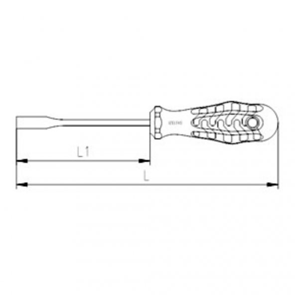 İzeltaş Lokma Uçlu Tornavida 4Mm - 2