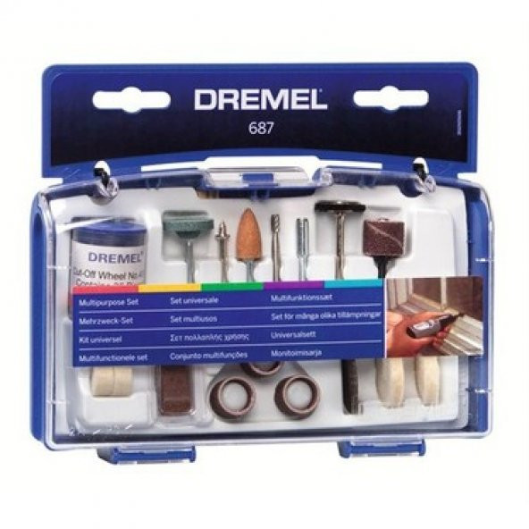 Dremel 687 52 Parça Çok Amaçlı Aksesuar Seti - 26150687Ja