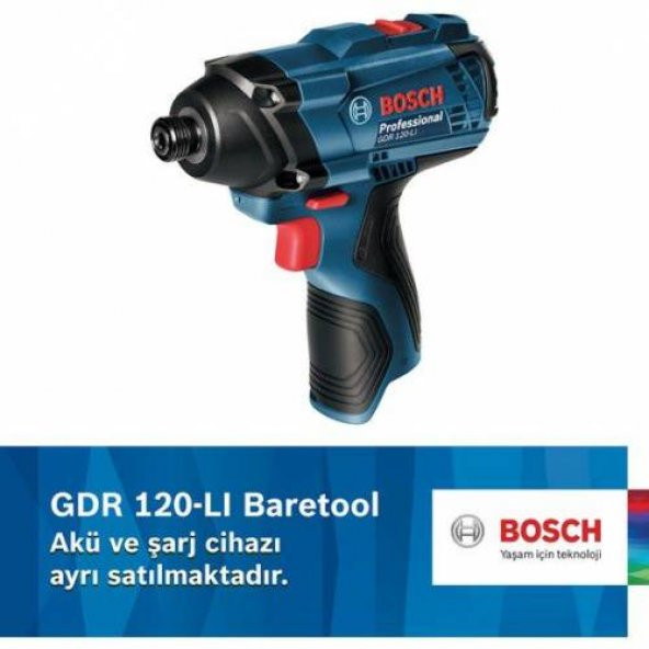 Bosch l GDR 120-LI Darbeli Somun Sıkma Makinesi AKÜSÜZ