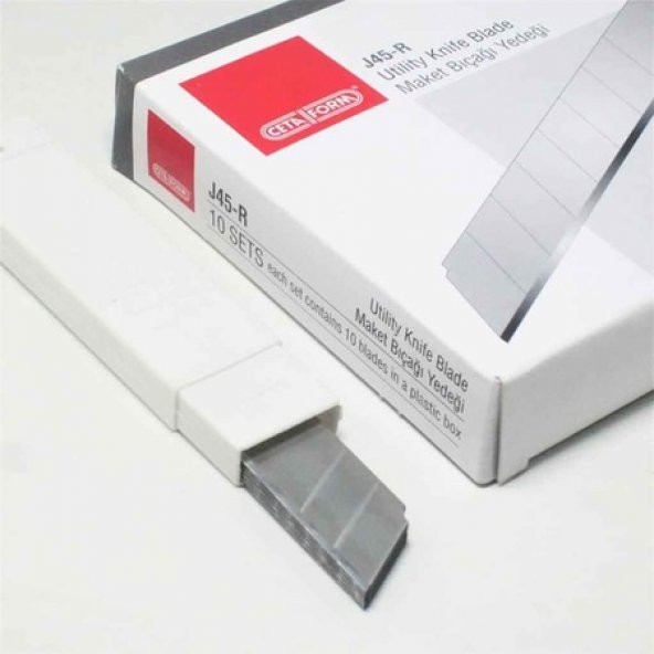 Ceta Form J45-R Maket Bıçağı Yedeği 100 Adet