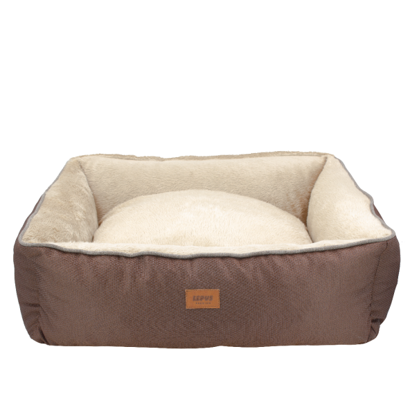 Lepus Winter Bed Kedi Ve Köpek Yatağı Kahve M-(52x67x21)cm - 2