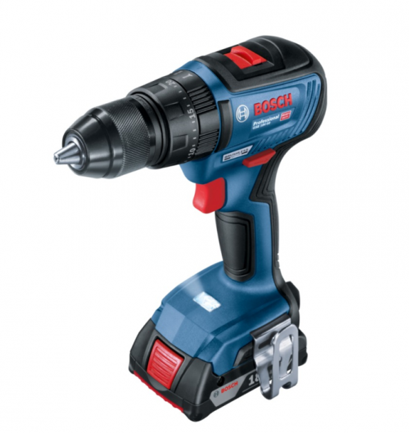 Bosch Professional GSB 18V-50 2x2Ah Çift Akülü Darbeli Delme-Vidalama Makinesi - 06019H5100 - 2