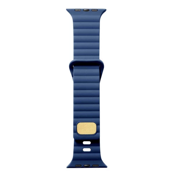 Gpack Apple Watch 4 5 44mm Kordon Silikon Metal Tokalı Ayarlanabilir KRD73 - 6
