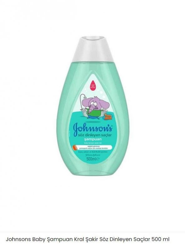 Johnsons Baby Şampuan Kral Şakir Söz Dinleyen Saçlar 500 Ml 3574661582313