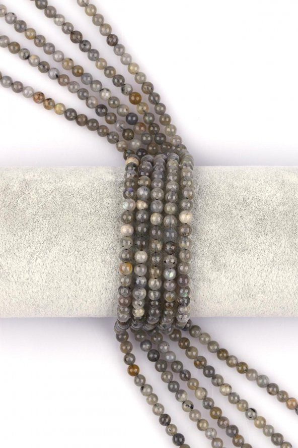 Labradorit ( AB Kalite ) Doğal Taş Dizi 4 mm Küre Kesim ürün görseli